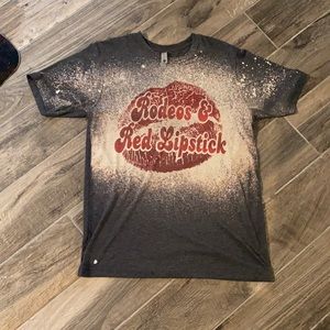Rodeos & Red lipstick tee